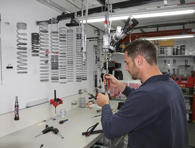 Lakewood Garage Door Repair safety certified technician performing precision spring replacement in Lakewood